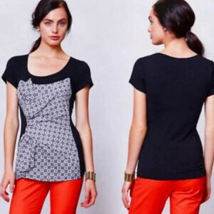 Anthropologie One September  Layer Twist Top